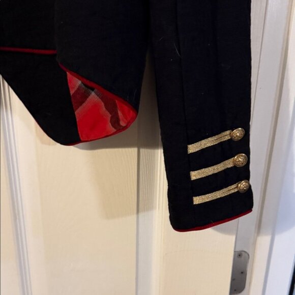 Free People Red and Black Plaid Jacket - Picture 4 of 6